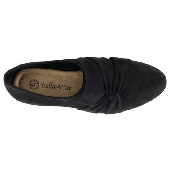 NEW! Bella Vita Billie II Loafer - Black Suede - 9W - Picture 5 of 11